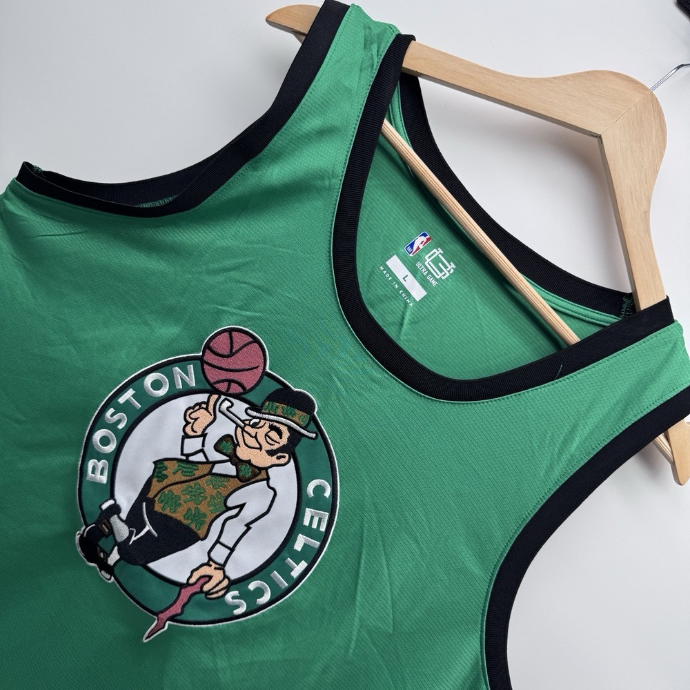 Ultra Game NBA Boston Celtics Men's Size L Jayson Tatum #0 Mesh Jersey Tank Top